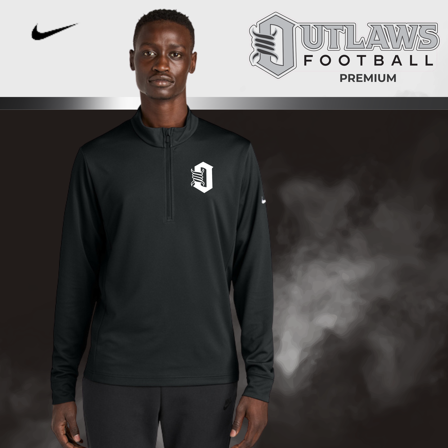 Nike Essential 1/2-Zip O logo