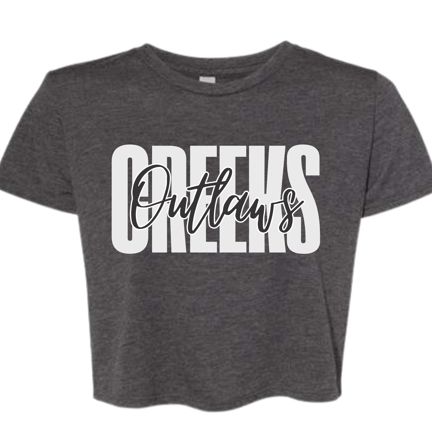 Womens Raw Edge Crop