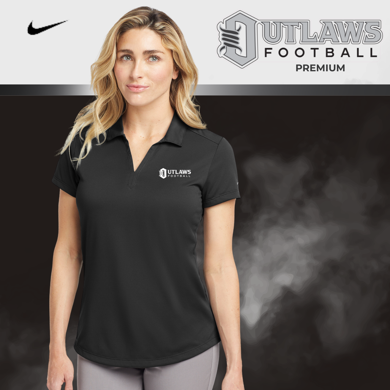 Nike Women's Dri-FIT Legacy Polo Classic Logo
